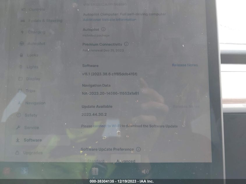 2023 TESLA MODEL 3 - 5YJ3E1EA7PF568196