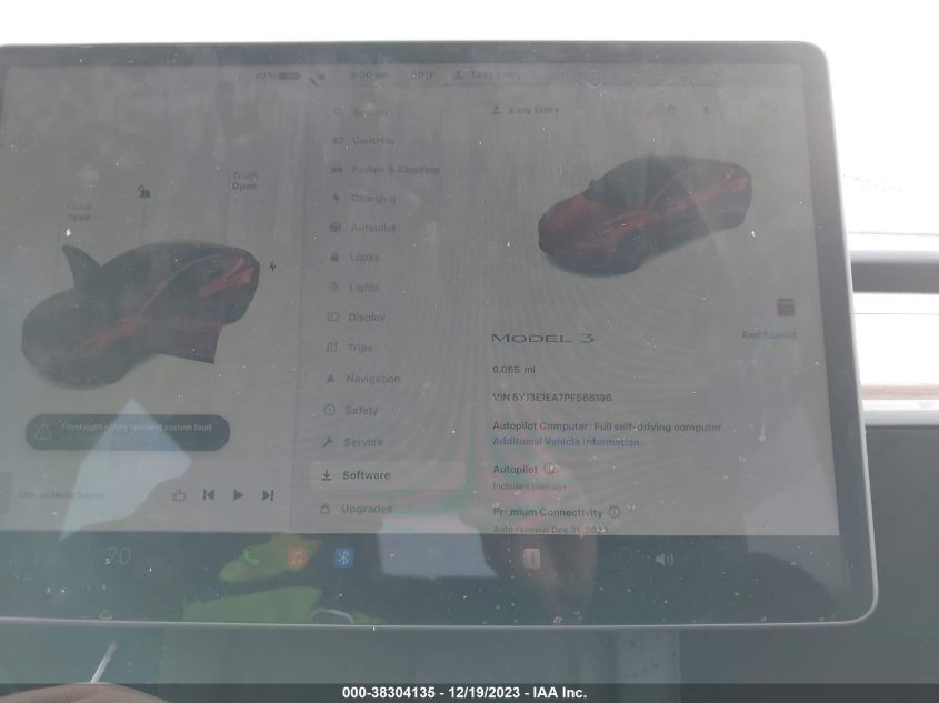 2023 TESLA MODEL 3 - 5YJ3E1EA7PF568196