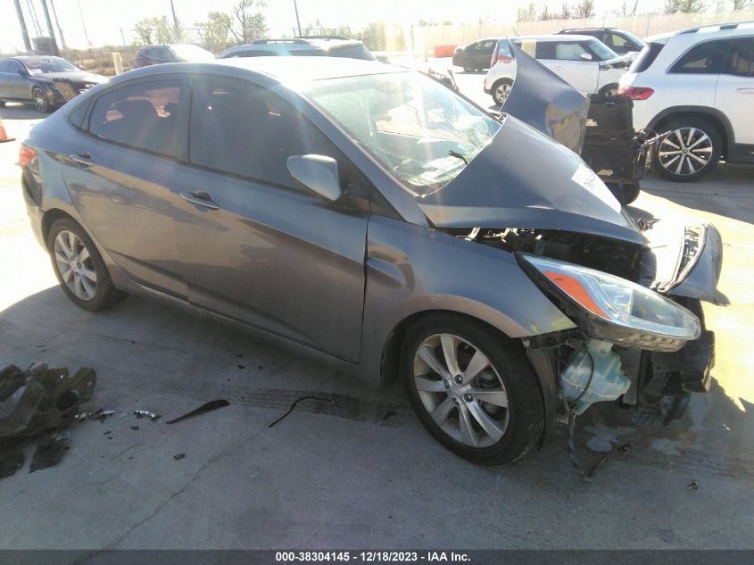 2014 HYUNDAI ACCENT GLS/SE - KMHCU4AE4EU676580