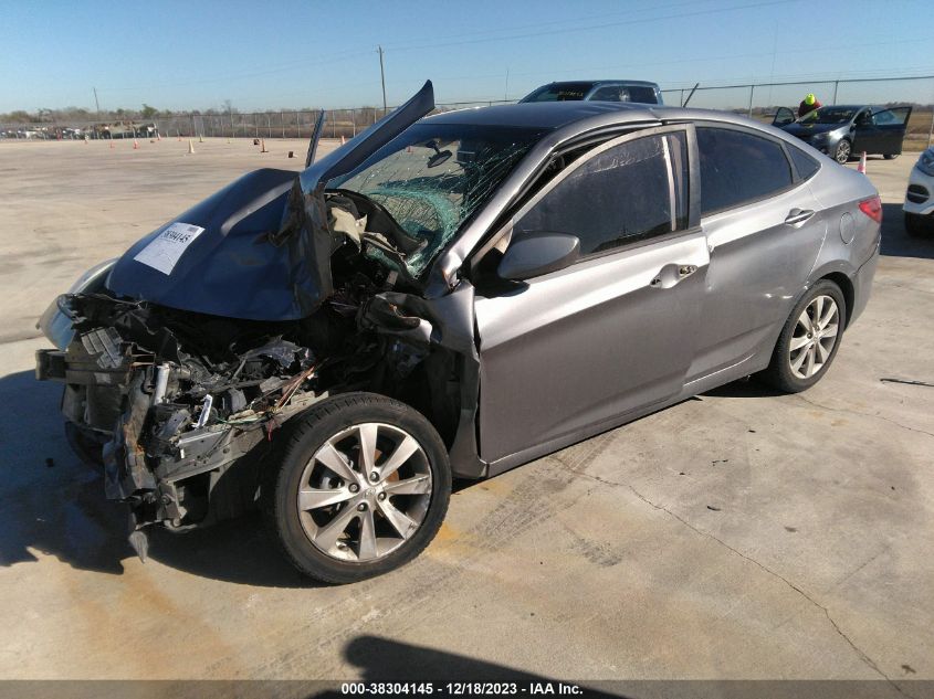 2014 HYUNDAI ACCENT GLS/SE - KMHCU4AE4EU676580