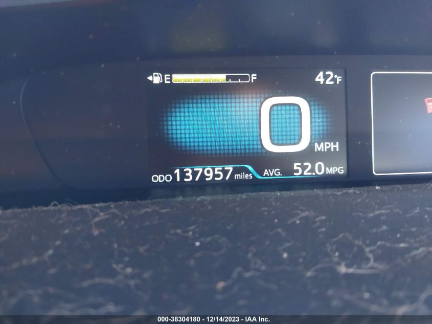 2016 TOYOTA PRIUS FOUR TOURING - JTDKARFUXG3016039