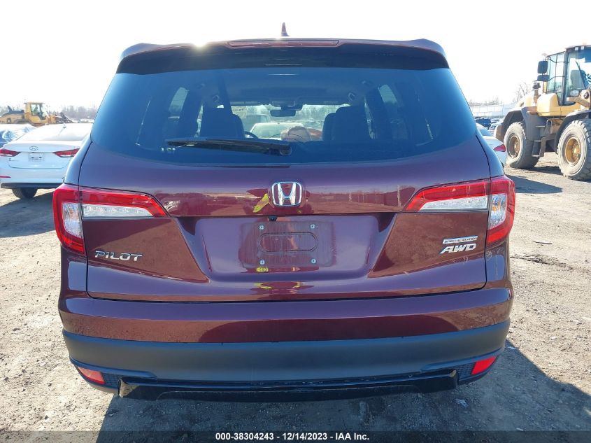 2022 HONDA PILOT AWD SPECIAL EDITION - 5FNYF6H28NB101824