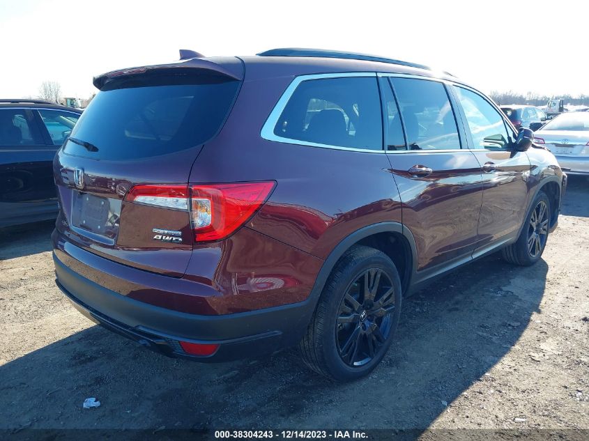 2022 HONDA PILOT AWD SPECIAL EDITION - 5FNYF6H28NB101824