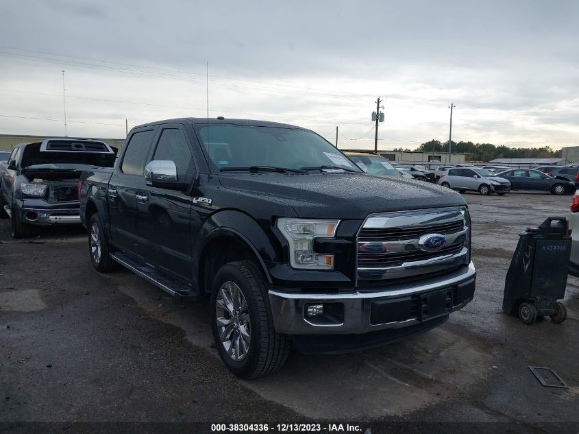 2016 FORD F-150 LARIAT - 1FTEW1CF3GKE54137