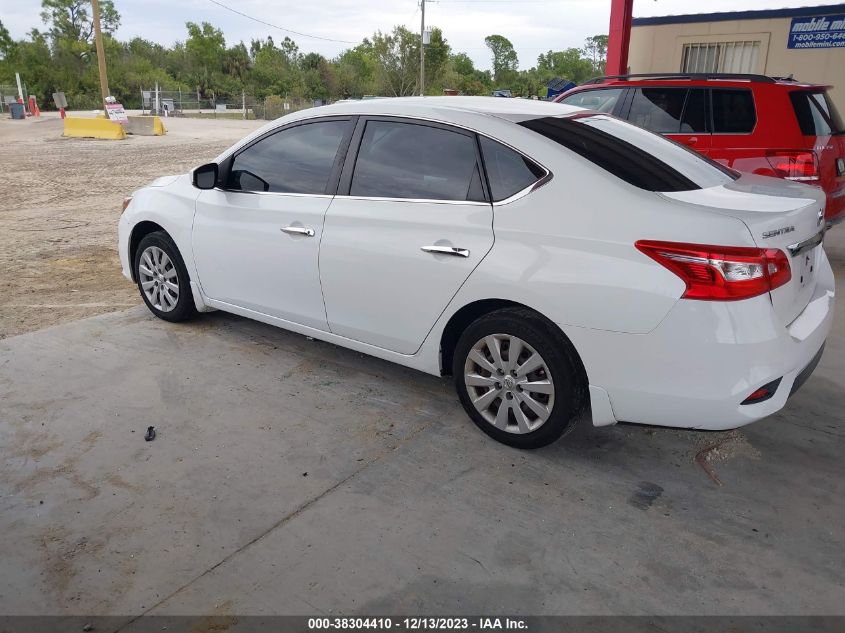 2019 NISSAN SENTRA S/SV/SR/SL - 3N1AB7AP0KY213349