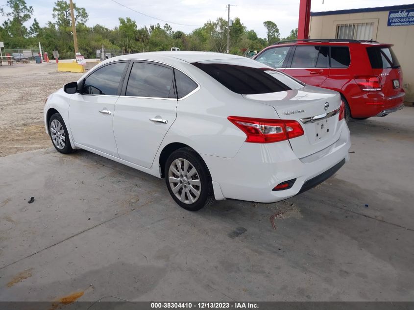 2019 NISSAN SENTRA S/SV/SR/SL - 3N1AB7AP0KY213349