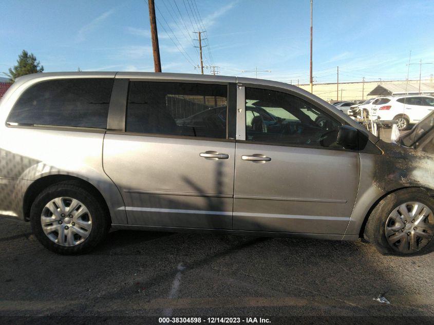 2014 DODGE GRAND CARAVAN AVP/SE - 2C4RDGBG9ER116924