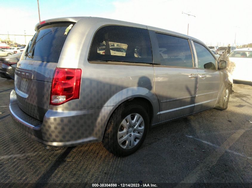 2014 DODGE GRAND CARAVAN AVP/SE - 2C4RDGBG9ER116924