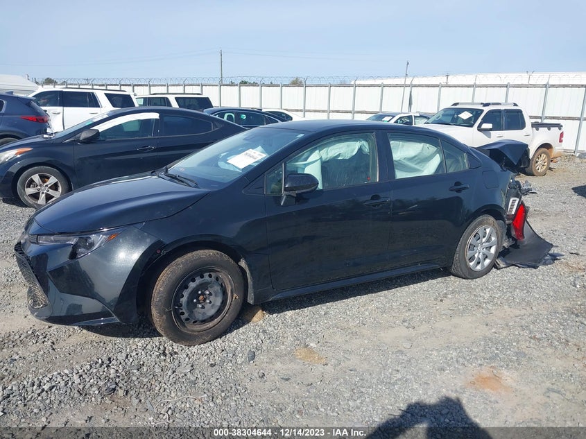 VIN JTDEPMAE3NJ209480 2022 TOYOTA COROLLA LE