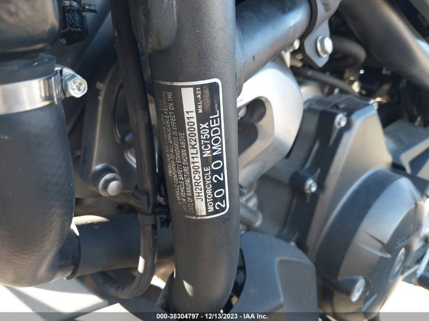 2020 HONDA NC750 X - JH2RC9011LK200011