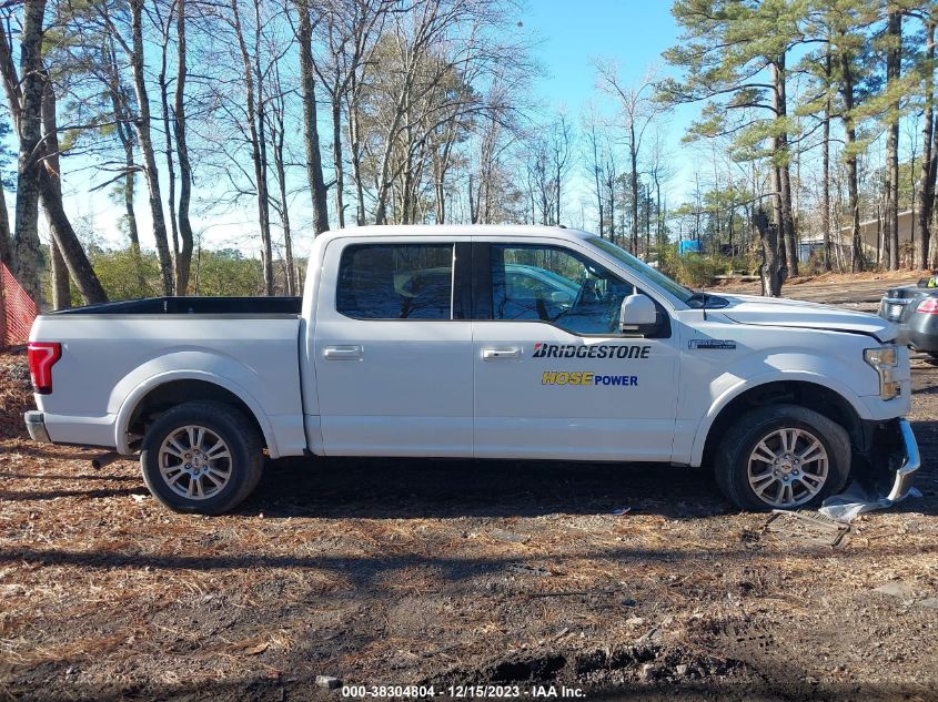 2015 FORD F-150 LARIAT - 1FTEW1CF2FFA96679