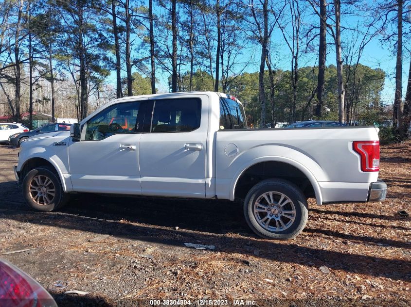 2015 FORD F-150 LARIAT - 1FTEW1CF2FFA96679