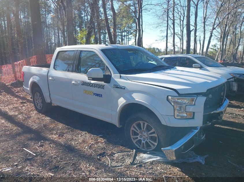 2015 FORD F-150 LARIAT - 1FTEW1CF2FFA96679