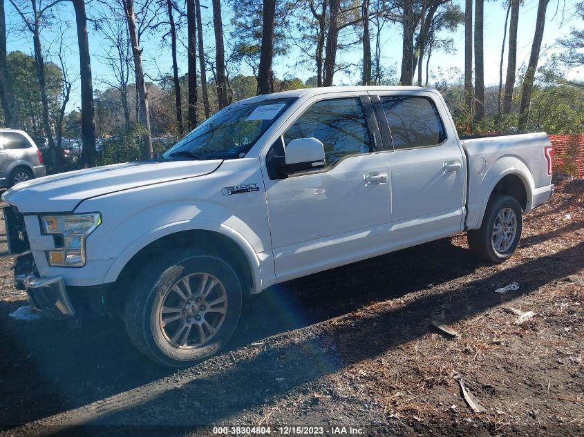 2015 FORD F-150 LARIAT - 1FTEW1CF2FFA96679