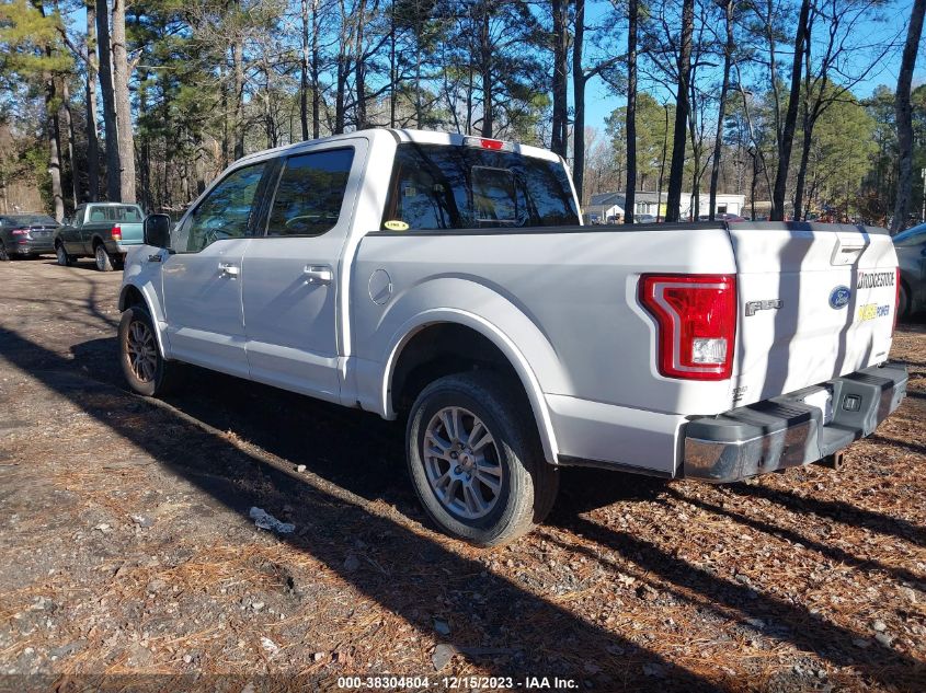 2015 FORD F-150 LARIAT - 1FTEW1CF2FFA96679