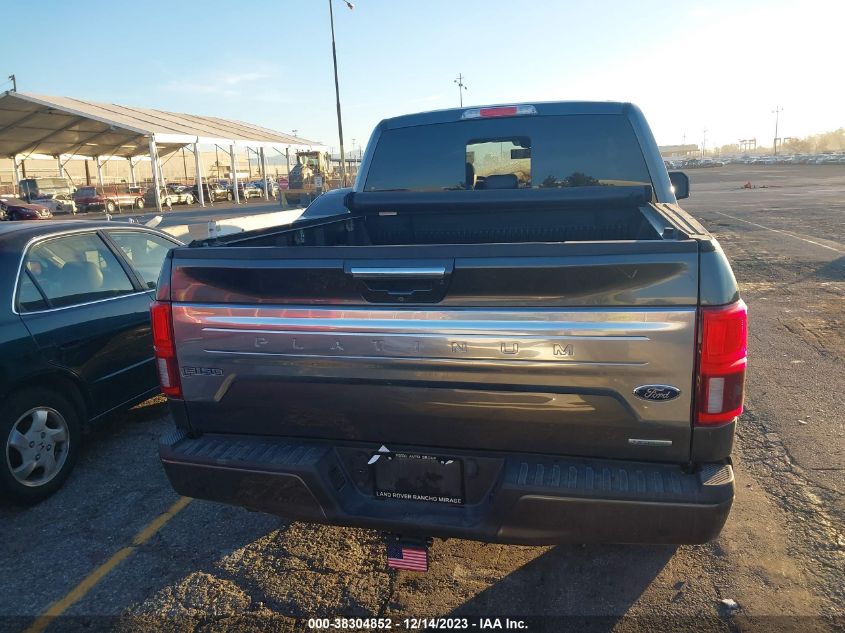 2018 FORD F-150 PLATINUM - 1FTEW1EG9JFB29286