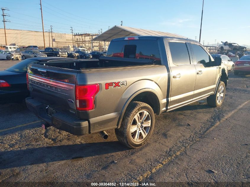 2018 FORD F-150 PLATINUM - 1FTEW1EG9JFB29286