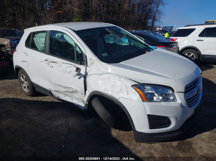2016 CHEVROLET TRAX 1LS - 3GNCJNSB7GL242360