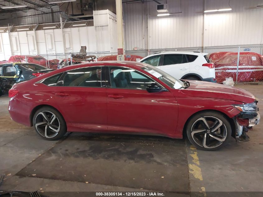 2021 HONDA ACCORD SPORT - 1HGCV1F39MA083614