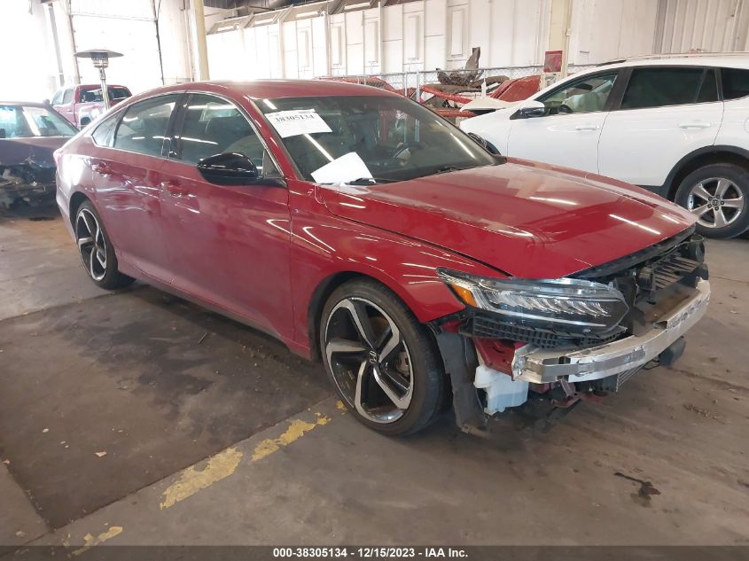 2021 HONDA ACCORD SPORT - 1HGCV1F39MA083614