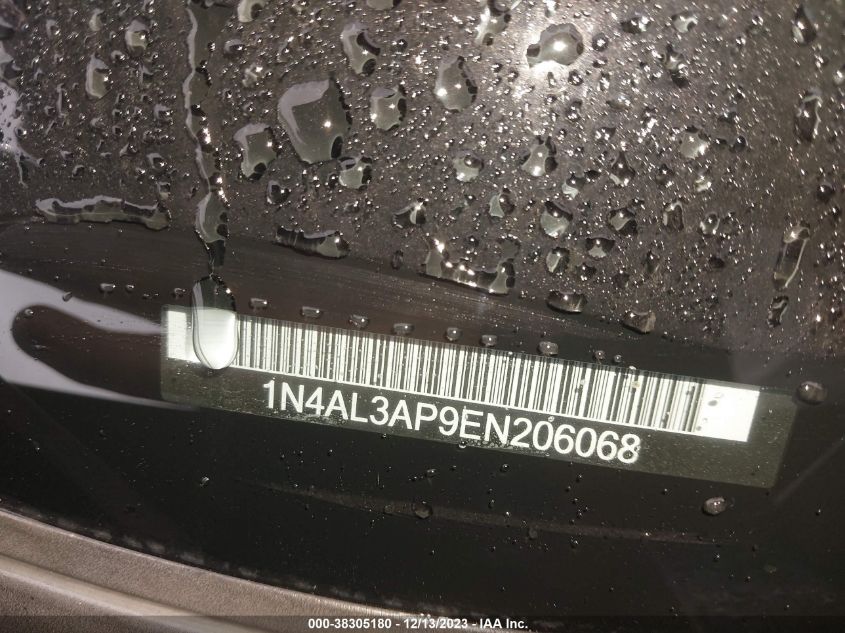 2014 NISSAN ALTIMA 2.5/S/SV/SL - 1N4AL3AP9EN206068