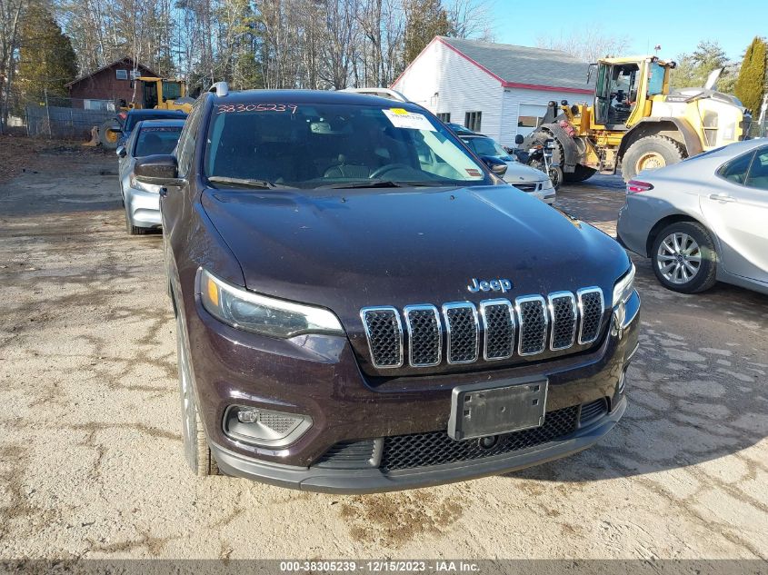 2021 JEEP CHEROKEE LATITUDE LUX 4X4 - 1C4PJMMX3MD205496