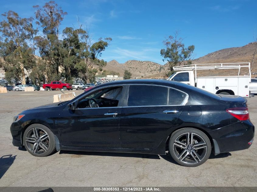 2016 HONDA ACCORD SPORT - 1HGCR2F58GA165205