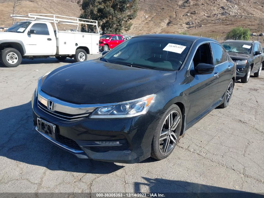 2016 HONDA ACCORD SPORT - 1HGCR2F58GA165205