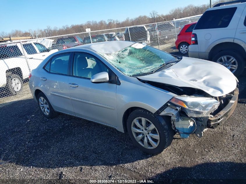 2014 TOYOTA COROLLA L/LE/LE PLS/PRM/S/S PLS - 2T1BURHEXEC162412