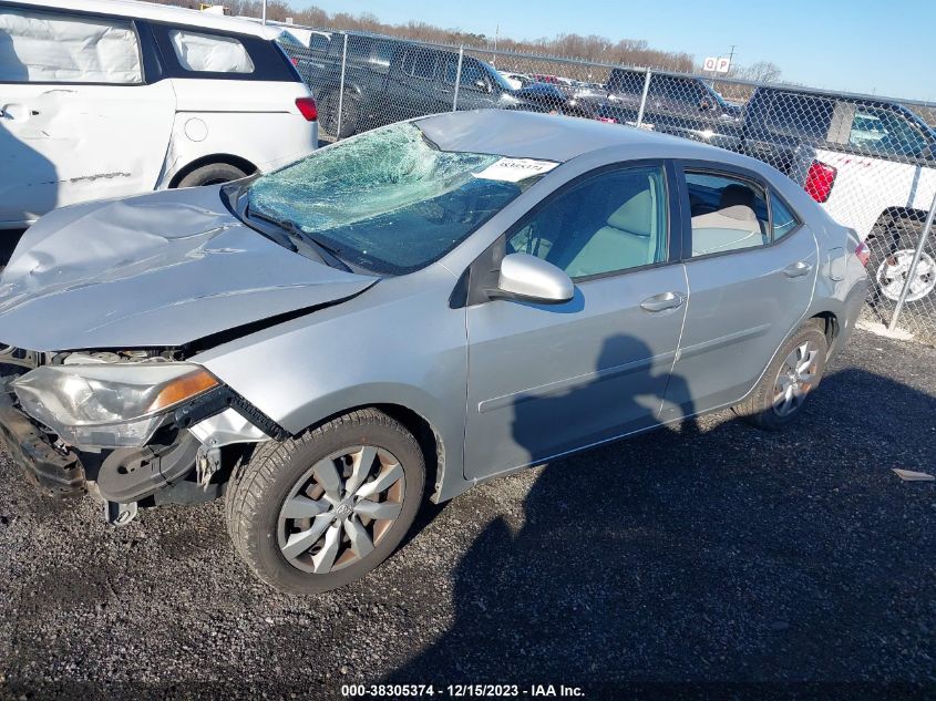 2014 TOYOTA COROLLA L/LE/LE PLS/PRM/S/S PLS - 2T1BURHEXEC162412