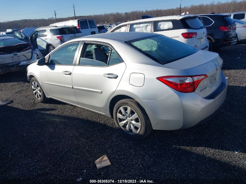 2014 TOYOTA COROLLA L/LE/LE PLS/PRM/S/S PLS - 2T1BURHEXEC162412