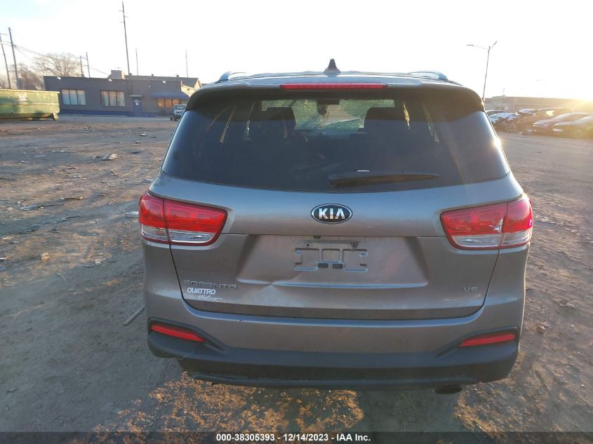 2016 KIA SORENTO 3.3L LX - 5XYPGDA56GG002206