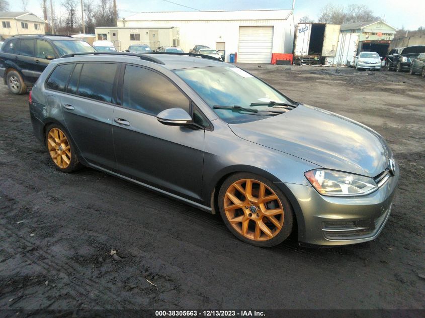 2016 VOLKSWAGEN GOLF SPORTWAGEN TSI S 4-DOOR - 3VWA17AU2GM512679