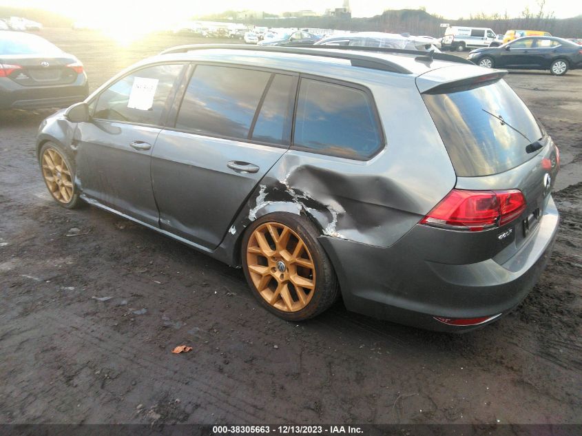 2016 VOLKSWAGEN GOLF SPORTWAGEN TSI S 4-DOOR - 3VWA17AU2GM512679