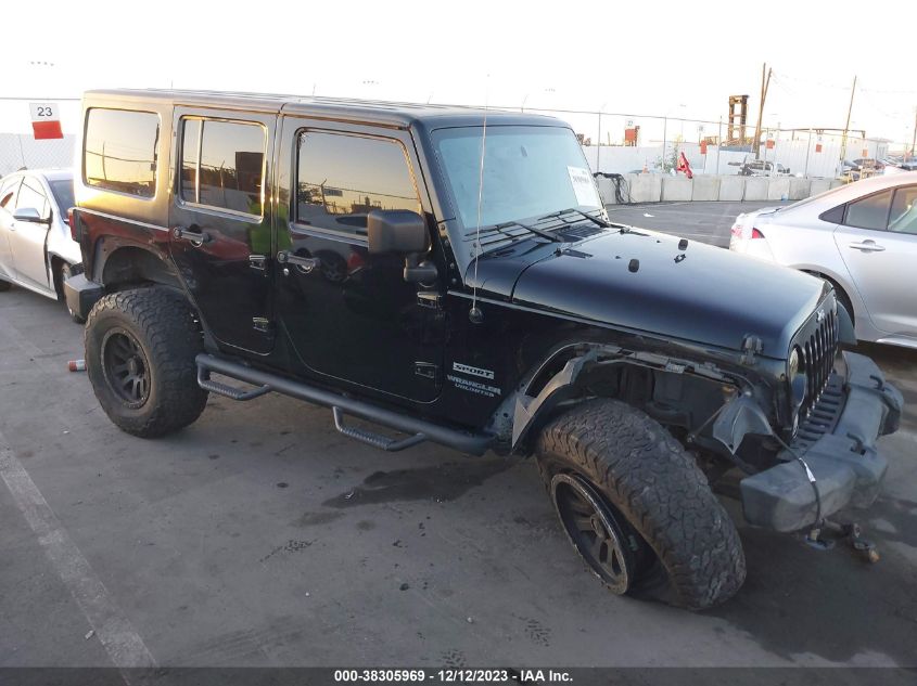 2014 JEEP WRANGLER UNLIMITED SPORT - 1C4BJWDG6EL308361