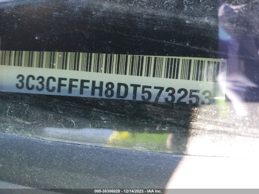 2013 FIAT 500 ABARTH - 3C3CFFFH8DT573253
