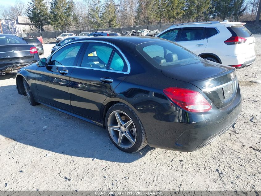 2015 MERCEDES-BENZ C 300 4MATIC/LUXURY 4MATIC/SPORT 4MATIC - 55SWF4KB2FU060000