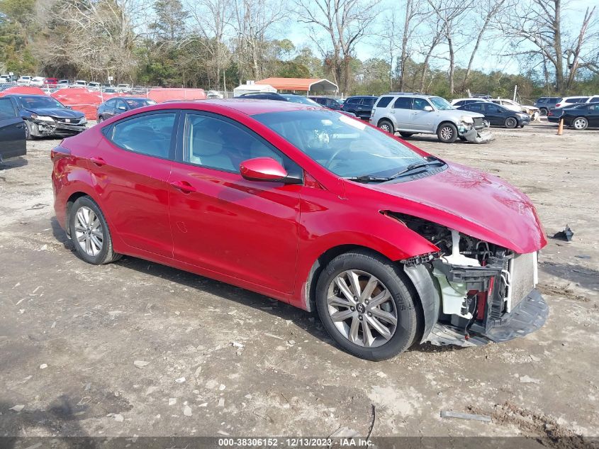 2016 HYUNDAI ELANTRA SE - KMHDH4AE7GU598758