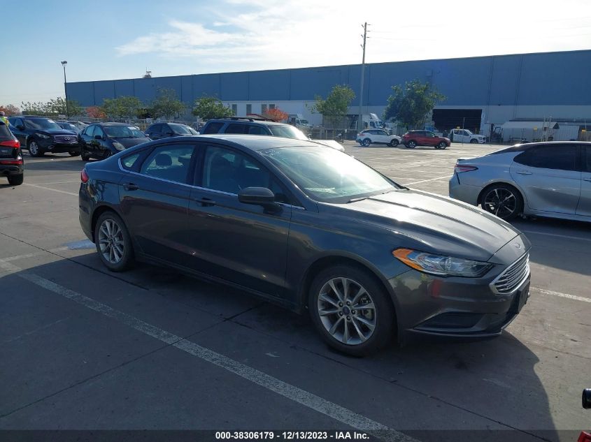 2017 FORD FUSION SE - 3FA6P0HD1HR343835