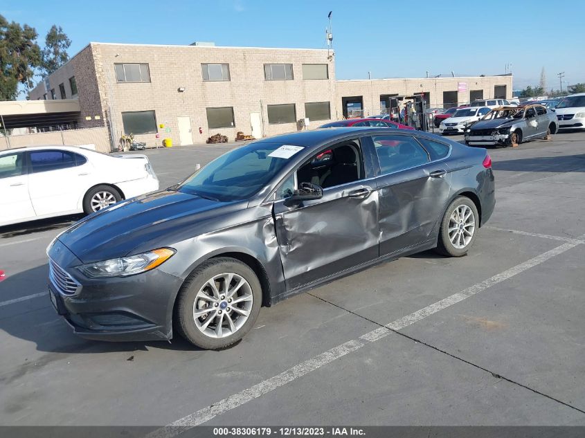 2017 FORD FUSION SE - 3FA6P0HD1HR343835