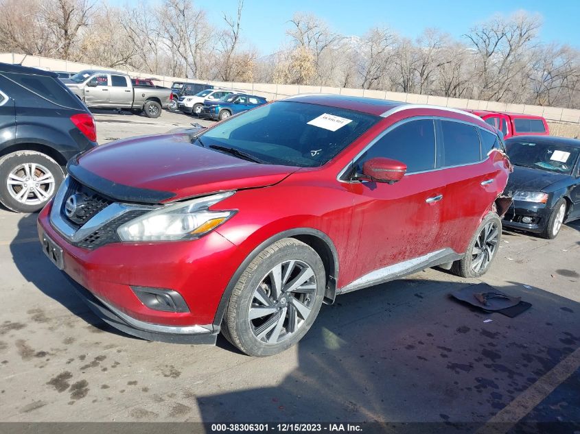 2016 NISSAN MURANO PLATINUM - 5N1AZ2MHXGN119284