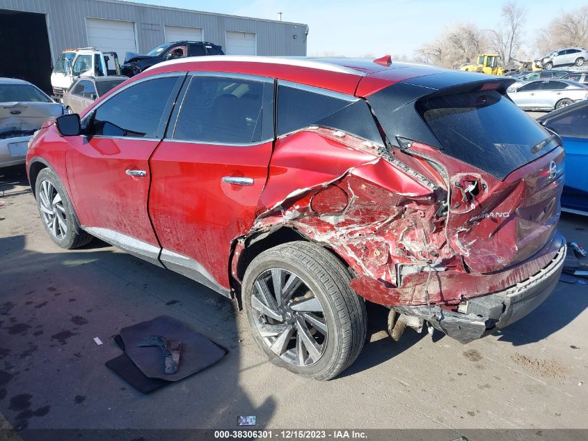 2016 NISSAN MURANO PLATINUM - 5N1AZ2MHXGN119284