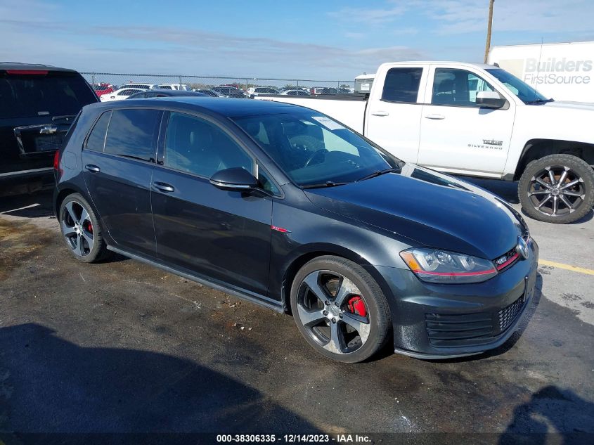 2015 VOLKSWAGEN GOLF GTI 2.0T AUTOBAHN 4-DOOR/2.0T S 4-DOOR/2.0T SE 4-DOOR - 3VW4T7AU7FM091659