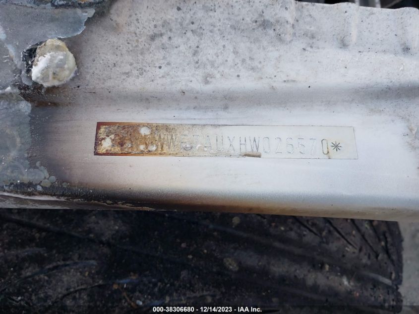 2017 VOLKSWAGEN GOLF R 4-DOOR W/DCC   NAVIGATION WVWWF7AUXHW026570