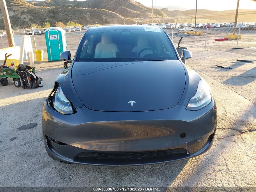 2021 TESLA MODEL Y LONG RANGE DUAL MOTOR ALL-WHEEL DRIVE - 5YJYGAEEXMF299352