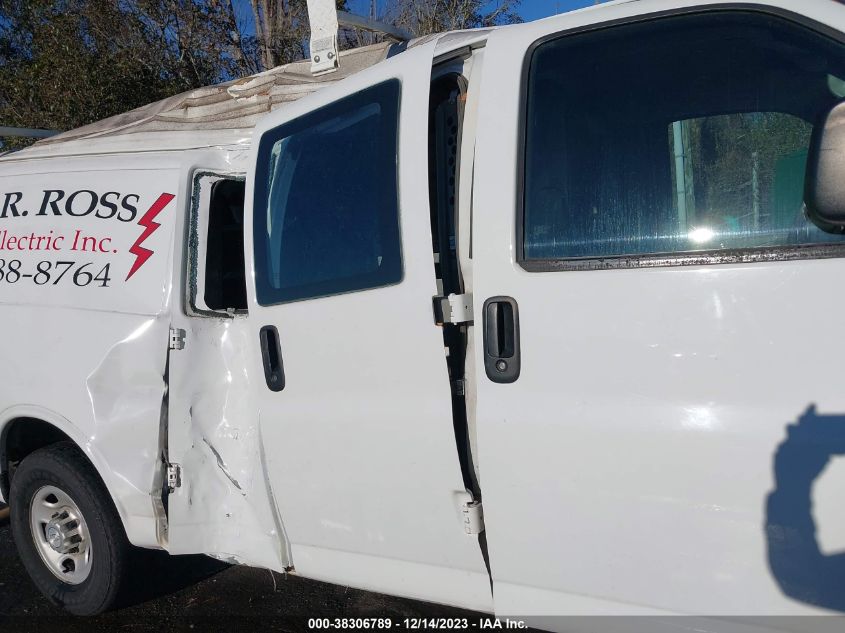 2016 CHEVROLET EXPRESS 2500 WORK VAN 1GCWGAFF7G1272556