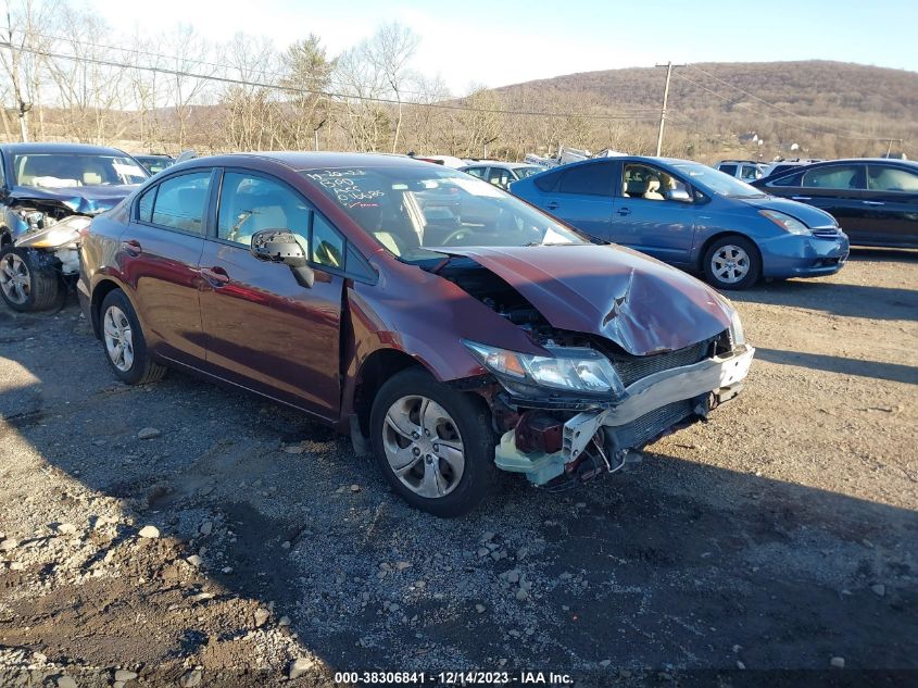 2013 HONDA CIVIC LX - 19XFB2F54DE016685
