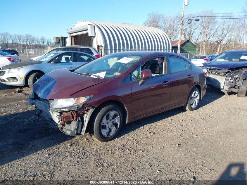 2013 HONDA CIVIC LX - 19XFB2F54DE016685