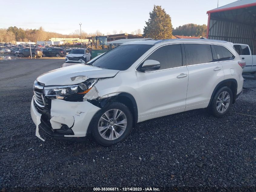 2014 TOYOTA HIGHLANDER XLE V6 - 5TDJKRFH3ES034521