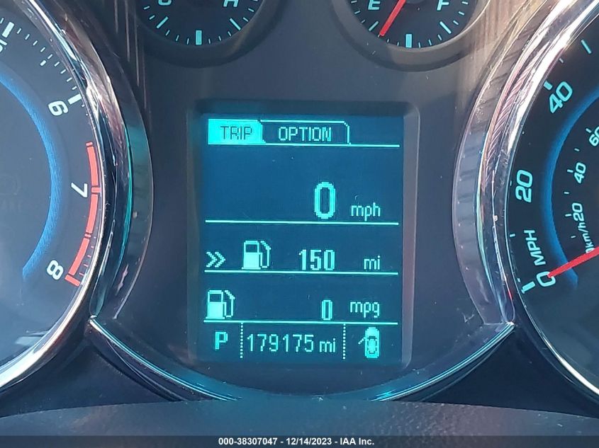 2014 CHEVROLET CRUZE 1LT AUTO - 1G1PC5SB8E7458619